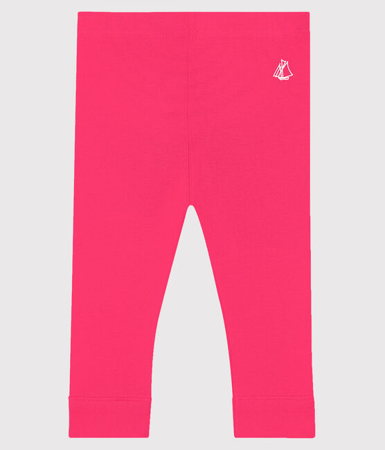 Legging en coton bébé rose GEISHA