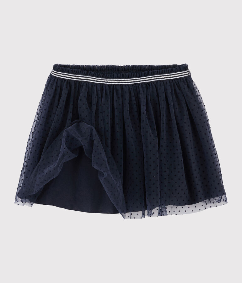 Jupe en tulle enfant fille bleu