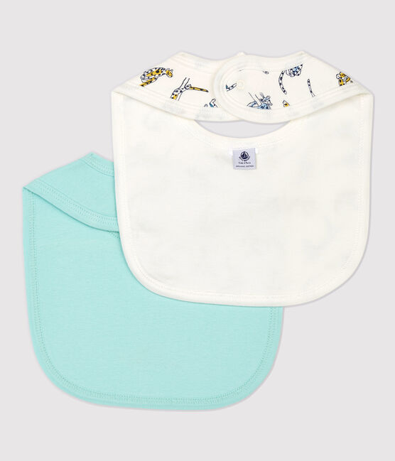 Lot de 2 bavoirs  en coton biologique variante 2