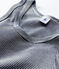 Iconische tanktop in katoen blauw SMOKING/wit MARSHMALLOW
