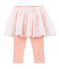 Jupe legging bébé fille blanc MARSHMALLOW CN