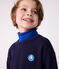 Tee-shirt enfant manches longues en coton uni SOIR