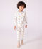 Kinderpyjama in tubic met ontbijtprint wit MARSHMALLOW/wit MULTICO