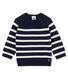 Pull laine et coton rayure bébé garçon