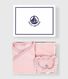 Tweedelige cadeauset voor baby's van met hartjesprint van fluweel