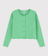 Cardigan en tricot coton enfant fille