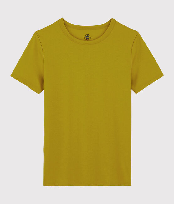 Tee shirt coton Sea island femme vert BAMBOO