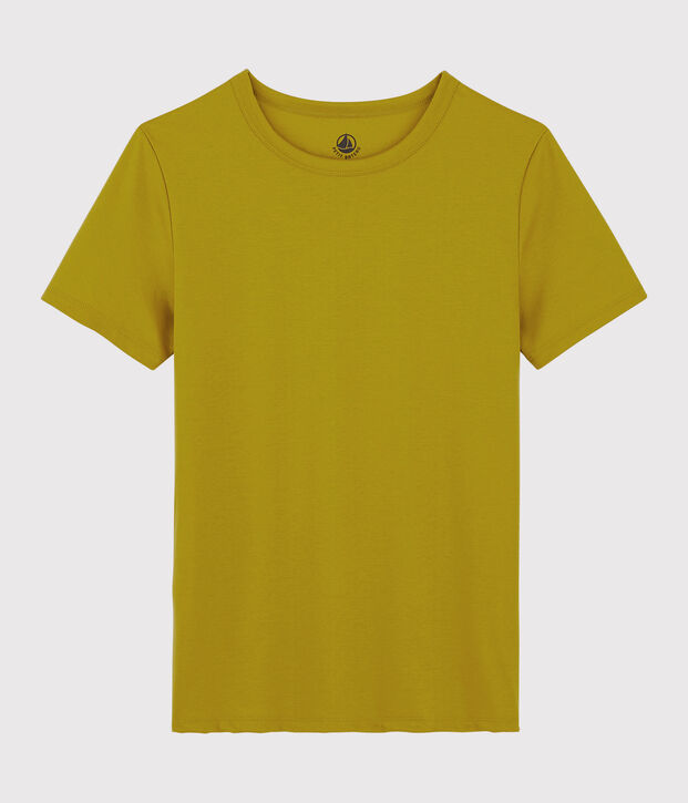 Katoenen damesshirt Sea island groen