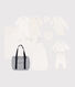 Kraamtas met warme kleding/accessoires