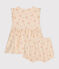 Jurk en bloomer van lichte jersey voor baby's wit AVALANCHE/ MULTICO
