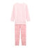 Meisjespyjama roze VIENNE/wit MULTICO