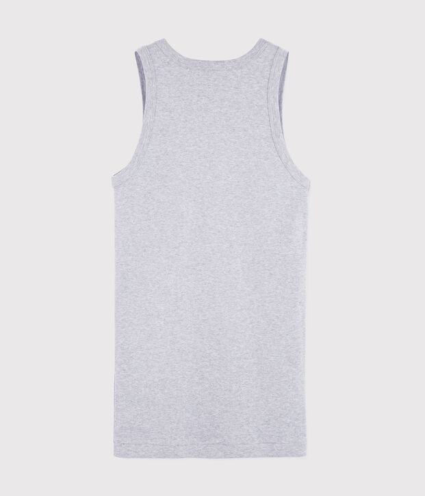 D&eacute;bardeur iconique en coton Femme gris chin&eacute; clair
