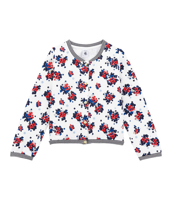 Meisjesvest wit MARSHMALLOW/wit MULTICO