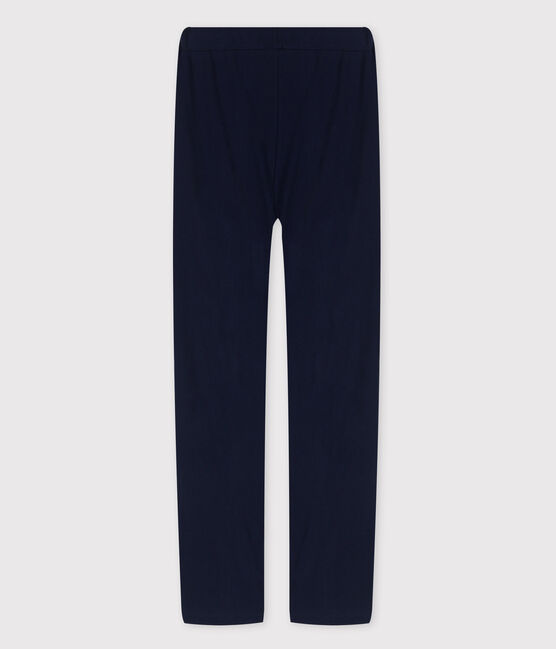 Pantalon en coton BIO Femme bleu SMOKING