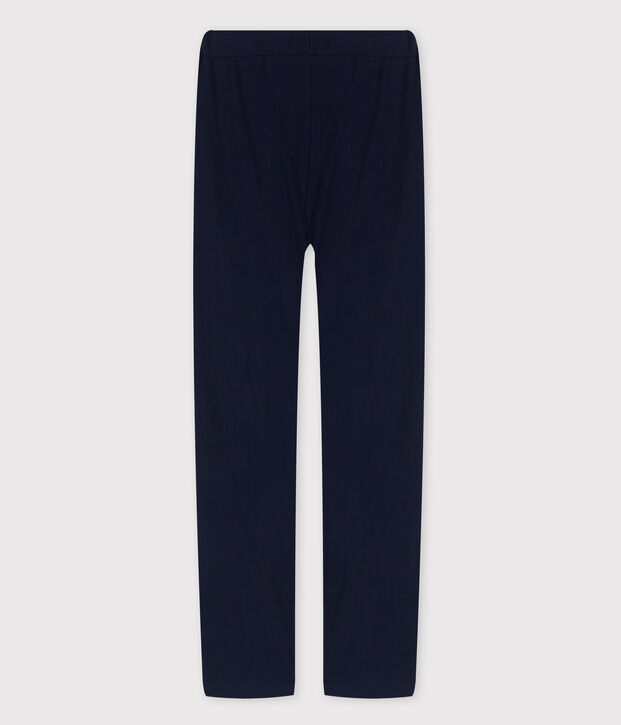 Pantalon en coton BIO Femme bleu marine