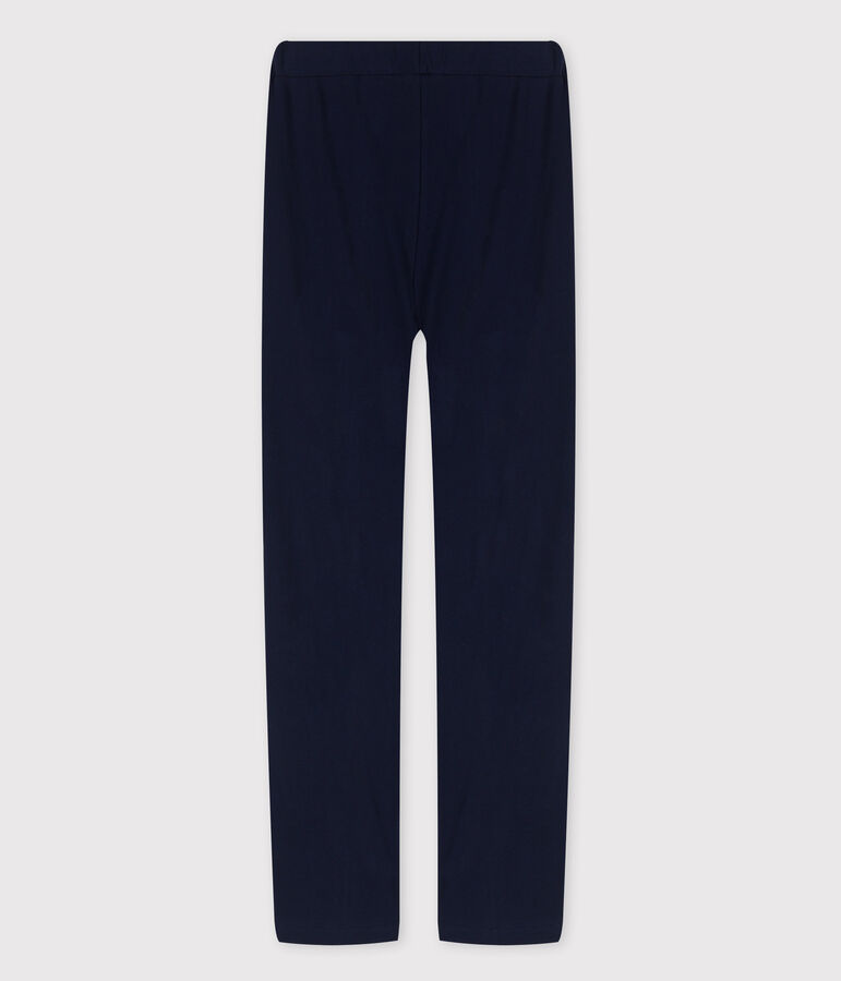 Pantalon en coton BIO Femme bleu