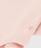 Babybody met lange mouwen en kraagje van katoen roze SALINE
