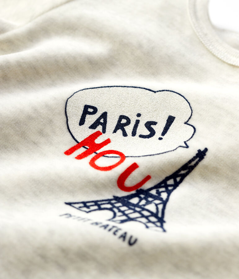 Effen beige slaappakje van fluweel beige