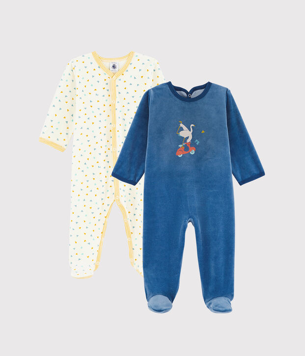 Duo de dors bien b&eacute;b&eacute; en velours multicouleur