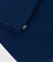 Gebreid katoenen vestje in ribbelsteek voor baby's blauw MEDIEVAL