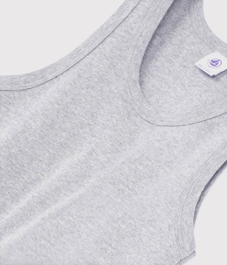 D&eacute;bardeur iconique en coton Femme gris BELUGA CHINE