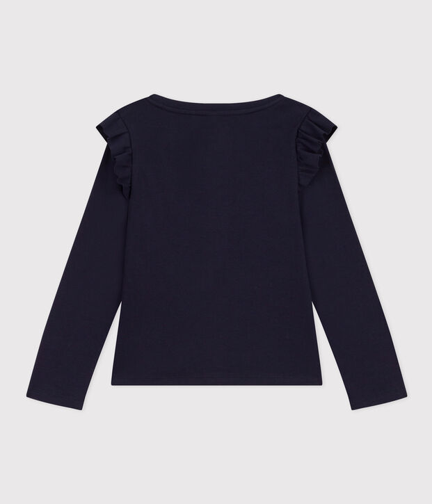 T-shirt met lange mouwen uit katoen voor meisjes SMOKING
