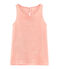 Tanktop voor vrouwen van geïriseerd linnen roze ROSAKO/roze COPPER