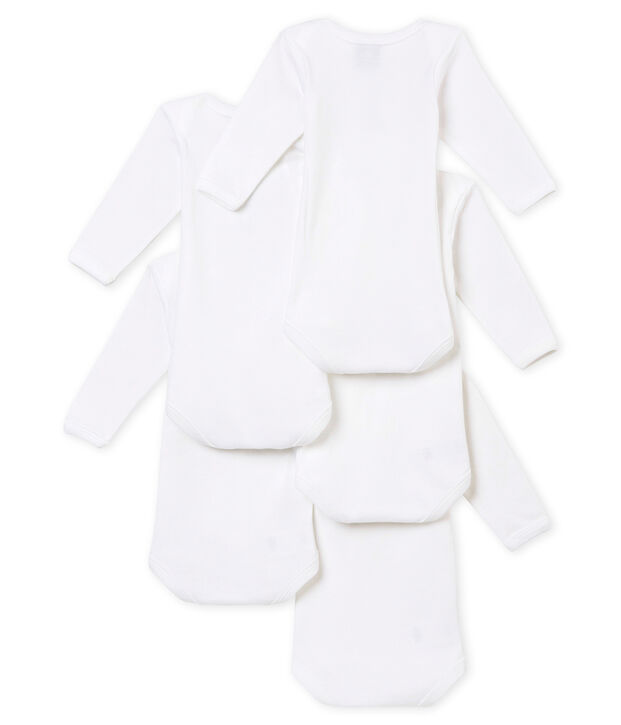 Lot de 5 bodies manches longues b&eacute;b&eacute; mixte multicouleur