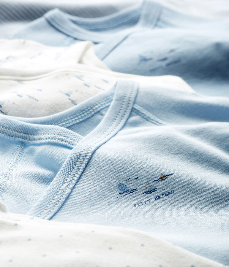 Set van 5 rompertjes pasgeborenen lange mouwen baby multicouleur