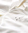 Coffret carré de bain et doudou bébé en BE et tubique blanc MARSHMALLOW/blanc MULTICO