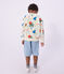 Katoenen sweatshirt met print voor kinderen ecru/multicouleur