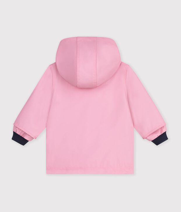 Iconische effen oliejas voor baby's roze