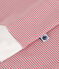 Pyjama femme en coton à rayures rose ROSEWOOD/ MARSHMALLOW