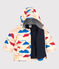 Gerecycleerde donsjas met print voor baby's wit AVALANCHE/ MULTICO