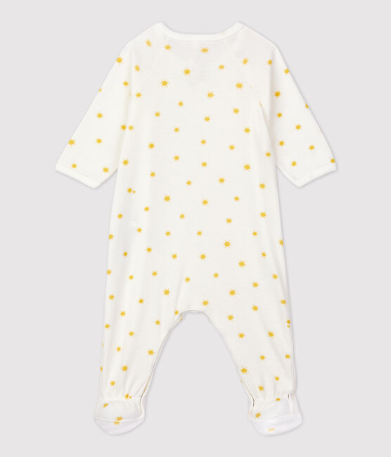 Dors-bien bébé en coton biologique blanc MARSHMALLOW/ ORGE