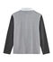 Polo rugby enfant garçon gris SUBWAY/noir CITY