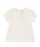 T-shirt bébé fille blanc MARSHMALLOW