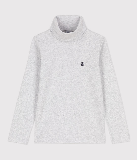 Sous-pull en coton enfant fille / garçon gris POUSSIERE CHINE
