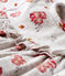 Robe manches longues bébé fille imprimée gris BELUGA/blanc MULTICO
