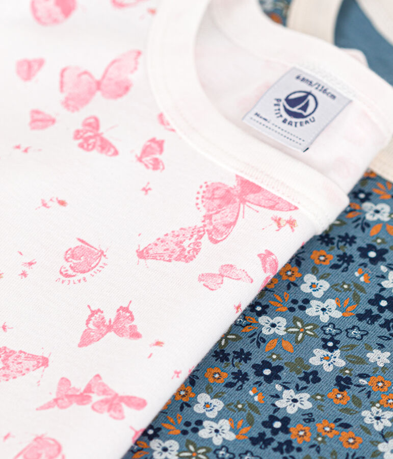 Set met 2 katoenen pyjama's voor kinderen multicouleur