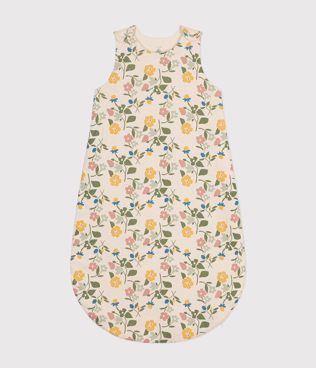 Gigoteuse b&eacute;b&eacute; fleurs en coton TOG 2 &eacute;cru/multicouleur