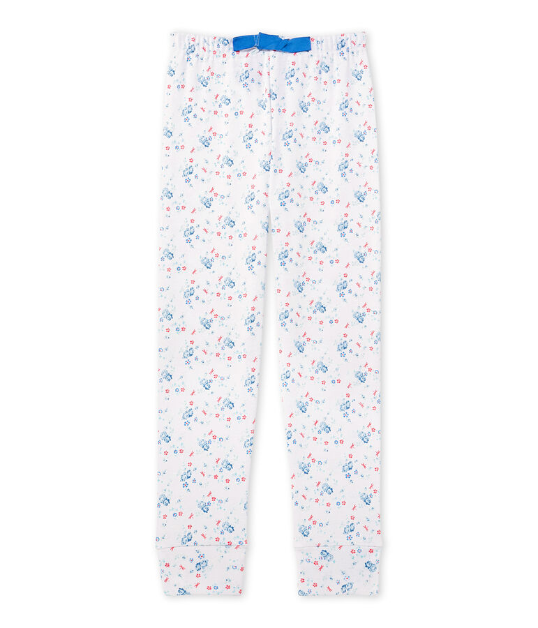 Mix & Match pyjamabroek met print wit ECUME/blauw BLEU/ MULTICO