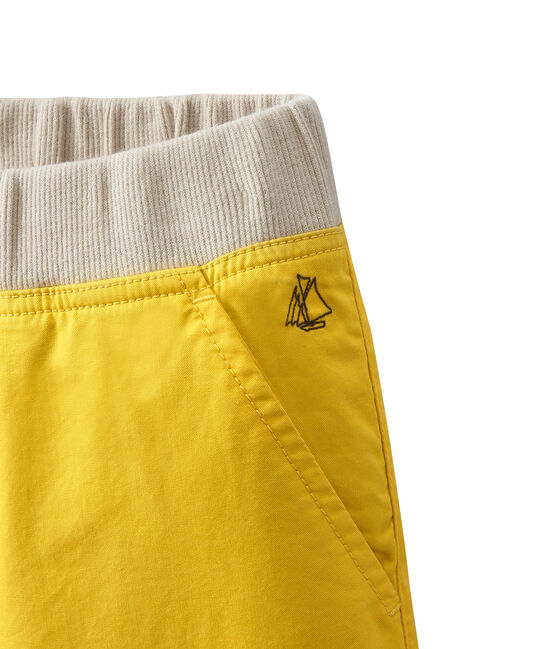 Jongensshort geel Ble