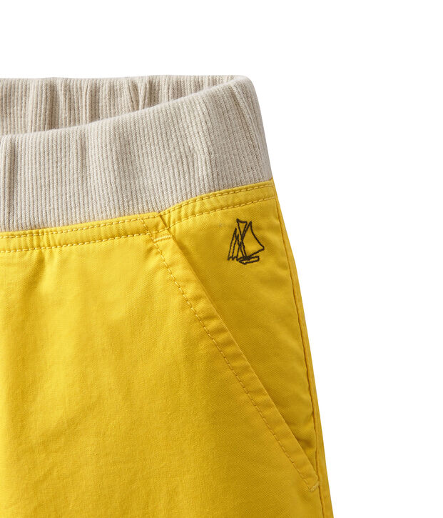 Jongensshort geel Ble