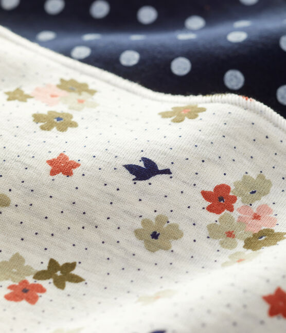 Lot de 2 bandanas-bavoirs bébé variante 1