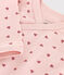 Body croisés manches longues en coton bébé rose SALINE/ ROSEWOOD