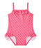 Maillot de bain bébé fille à pois rose PETUNIA/blanc MARSHMALLO
