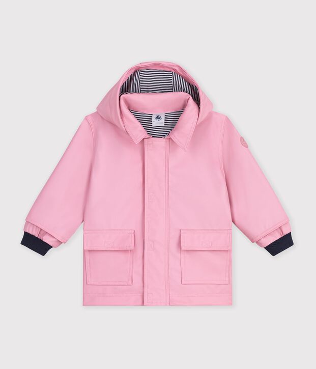 Iconische effen oliejas voor baby's roze