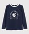 Tee-shirt de sport enfant fille bleu SMOKING