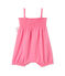 Combinaison courte bébé fille roze Petal